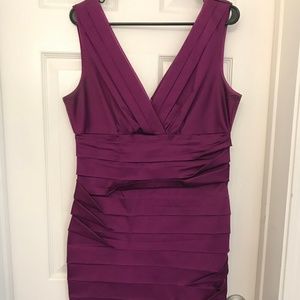 Satin Sheath Dress